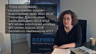 Tiina Keskimäki valottaa: Janitskinin jahti & Kokoomuksen rikokset