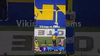 Vikings vs Rams 7-7 #vikings #ram #football #footballshorts #shorts #reels