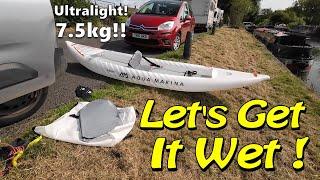 Van Camp + Inflatable  Kayaking - Aqua Marina Halve - River Trent