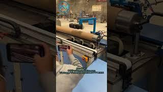 Large Diameter Spiral Parallel Kraft Paper Tube Cutting Machine,Máquina cortadora de núcleo de papel