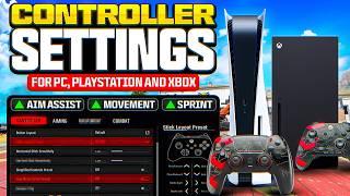 #1 BEST CONTROLLER SETTINGS for WARZONE & BO6! (Best PS4 / PS5 / XBOX / PC Settings)