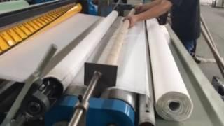 Semi Automatic Toilet Tissue Paper Roll Rewinding Machine