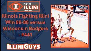 Illinois Fighting Illini Win 86 80 versus Wisconsin Badgers #441