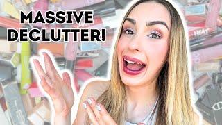 RUTHLESS & RELAXING lip product DECLUTTER  WOW I needed this...