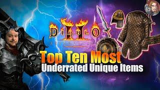 D2R - Top 10 Most Underrated Unique Items (+ Runner Ups)