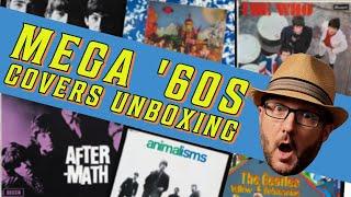 UNBOXING Original 1960's UK LP COVERS: Beatles, Stones, Hollies, Who & MORE