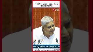 Parliament Heats Up: Raghav Chadha vs. Rajya Sabha Chairman Jagdeep Dhankhar Over US Tariffs