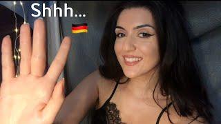 ASMR Deutsch I Ich bringe dich zum EINSCHLAFEN  | Gesichtsmassage german/deutsch