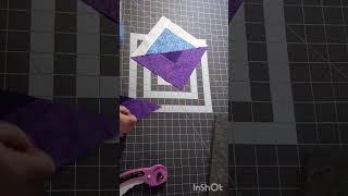 Quilt block#make simple black#diy ️