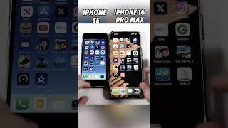 iPhone SE vs iPhone 16 Pro Max  The Most UNFAIR Speed Test EVER!  #Shorts#viralvideo