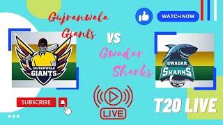 Gujranwala Giants VS  Gwadar Sharks | GWG VS GDS | T20 LIVE  PJL 2022  |CRICKET SCHOOL HINDI |