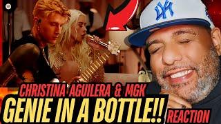 FIRST TIME  WATCH | CHRISTINA AGUILERA-  Genie In a Bottle (ft. mgk - Live) REACTION!!!