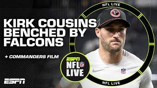 Falcons a 'WEEK LATE' on benching Kirk Cousins + FILM BREAKDOWN with Dan Orlovsky | NFL Live