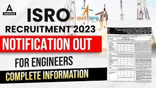 ISRO Recruitment 2023 | ISRO Technician B Recruitment 2023 | Complete information