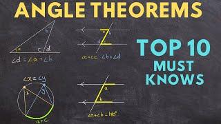 ANGLE THEOREMS - Top 10 Must Know