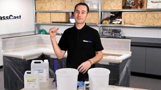 Complete DIY Guide to Decorative Resin Worktops using GlassCast Epoxy Countertop Kits