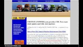 Free CDL Practice Test -Online CDL Practice Test