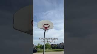 Playing Basketball On A Windy Day  #basketball