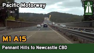 Driving from Sydney to Newcastle - M1 Pacific Motorway (F3)