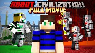 Minecraft but I survive in ROBOT CIVILIZATION [FULL MOVIE]