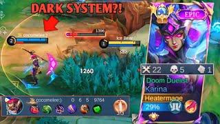 HARD CORE CARRY KARINA WITH 4 DARK SYSTEM  1vs.9 KARINA | TOP 1 GLOBAL KARINA