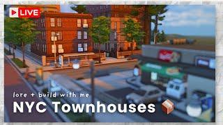 Build Low Income NYC Townhouse with Me!Pt. 2┊Savefile Diaries┊Sims 4: Long Play with Commentary