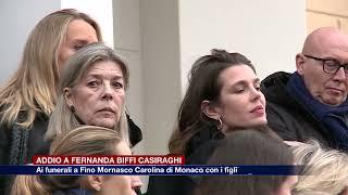 Etg - A Fino Mornasco l’addio a Fernanda Biffi Casiraghi, ai funerali Carolina di Monaco con i figli