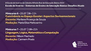 Minicurso 7:  Linguagem, Lógica, Matemática e Computação