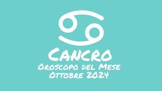 Oroscopo Cancro Ottobre 2024