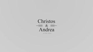 Christos & Andrea Wedding Drone Video || 4K || 23.09.2023