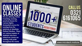 Online Courses by Microtech Institute Sialkot