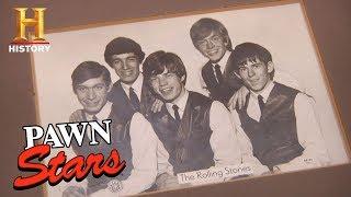 Pawn Stars: Rolling Stones Signed Photo (Season 8) | History