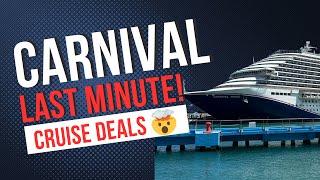 LAST MINUTE CRUISE DEALS! These Deals Are Addicting ️ #cruise #cruisetime #carnivalcruise