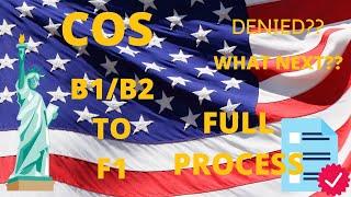 Change of status B2 to F1 | Convert from Visit Visa to student Visa USA | i539