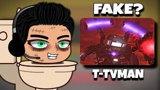 GMan +ASTRO - S. T. React to Skibidi Toilet "What IF T-TvMan was Fake? pt 4 | +Ep 77 | Gacha React