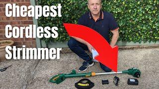 Cheap 18v Cordless Grass Strimmer - £45 B&Q Model Tested