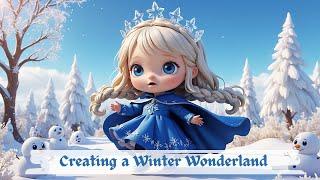 Creating a Winter Wonderland | A Magical Art Story | Fairy Tales | Bedtime Stories