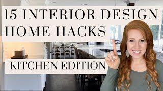 15 INTERIOR DESIGN HOME HACKS (Part 1)- Kitchen Remodel On A Budget#design #diy #homedecor #home