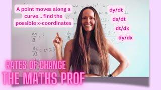 The Maths Prof: Rates of Change, Derivatives (Part 2)