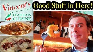 New Orleans Travel Vlog: Good Stuff in Here at Vincent’s Italian Cuisine Restaurant Review Videos