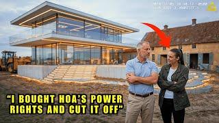 HOA Built Her Dream House on MY Land, So I Bought their Electricity Rights and Cut It Off!