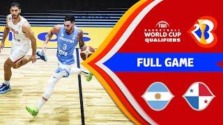 Argentina v Panama | Full Basketball Game | #FIBAWC 2023 Qualifiers