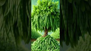 easy and fast method how to plant and grow stick bean fruit trees by stem grafting. #gardening
