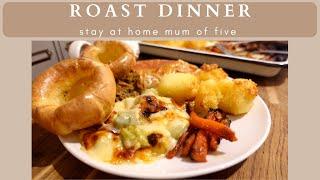 MUM OF FIVE COOK A ROAST DINNER WITH ME| family of seven, 