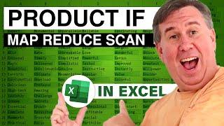 Excel - Exploring Excel's Three New Functions: MAP, REDUCE, and SCAN - Episode 2416