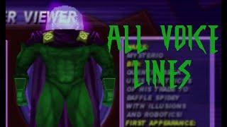 Spider-man 2000 - All Mysterio voice lines