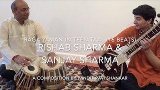 Demonstration of Raga Yaman by Rishab Sharma and Shri Sanjay Sharma