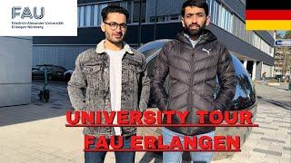 fau erlangen-nürnberg campus tour  || fau erlangen-nürnberg || fau erlangen