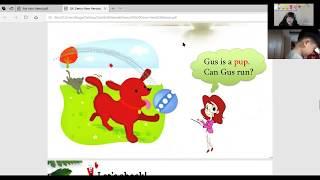 How to teach kids online english using ZOOM? - Peggy demo lesson 4