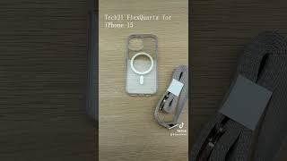 Tech21の「Tech21 FlexQuartz for iPhone 15（MagSafe対応）- クロスボディストラップ付き」紹介